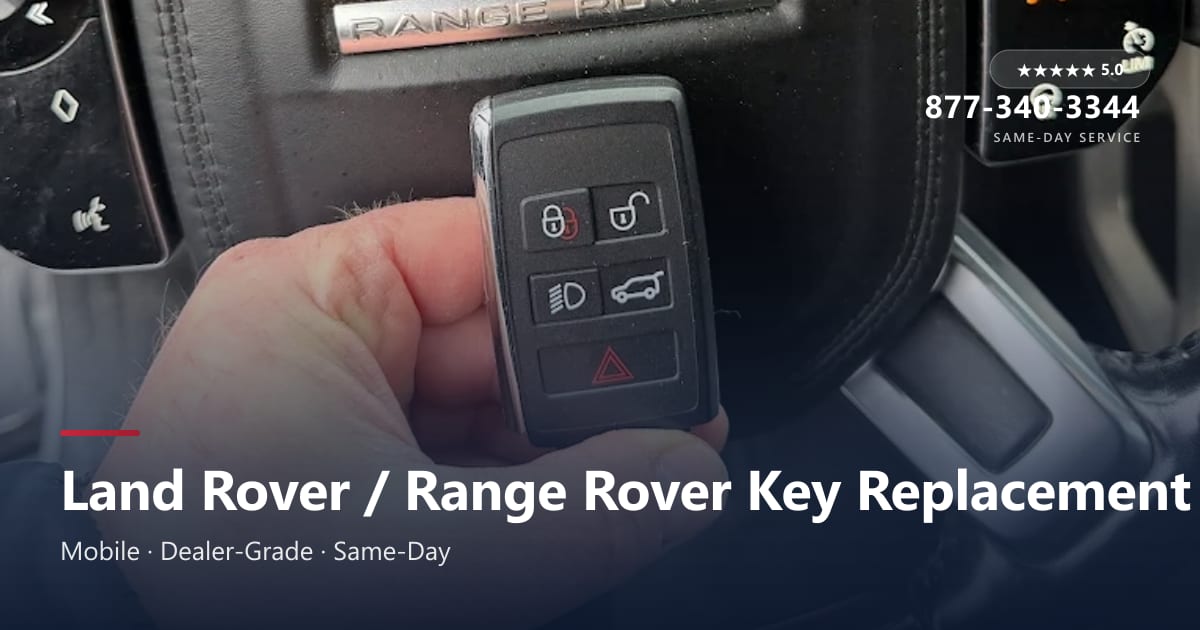 Land Rover Key Module Land Rover / Range Rover Key Replacement & Programming — Mobile